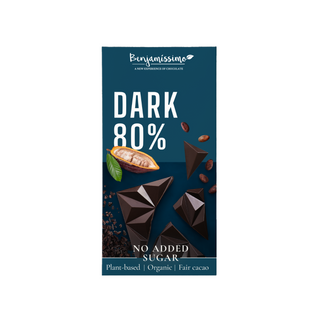 Mörk Choklad 80% Sockerfri, 60 g Eko