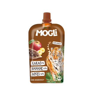 Mogli Äpple, Banan, Kakao, 120 g Eko