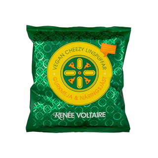 Vegan Cheezy Linspuffar – Gurkmeja & Näringsjäst, 60 g Eko