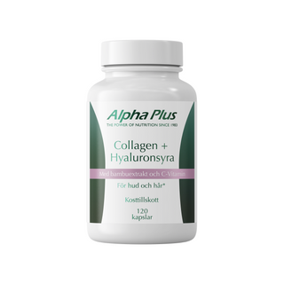 Collagen + Hyaluronsyra, 120 kap