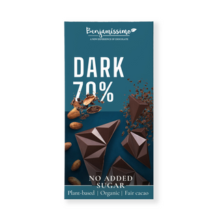 Mörk Choklad 70% Sockerfri, 60 g Eko