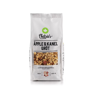 Chelsie's Äpple & Kanel Gröt, 450 g Eko
