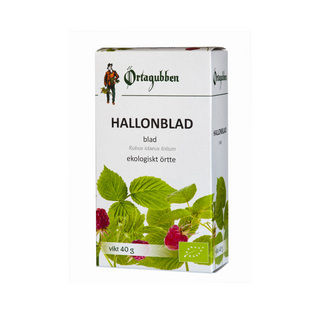 Hallonblad, 40 g Eko