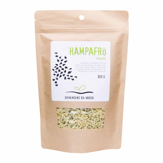 Hampafrön Skalade, 300 g Eko