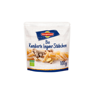 Kanderade ingefärsstavar, 100 g Eko