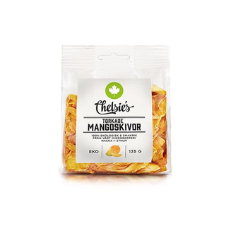 Torkade Mangoskivor, 135 g Eko
