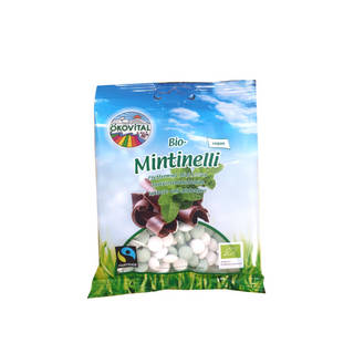 Chokladlinser Pepparmynta, 90 g Eko