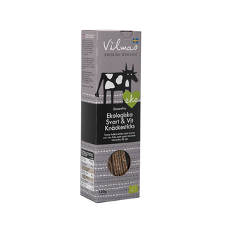 Vilmas Svart & Vit Knäckesticks, 120 g Eko