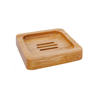 Tvålfat Kvadrat  Bambu, 1 st