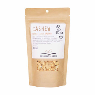 Cashewnötter Torrostade & Saltade, 200 g Eko