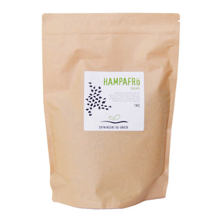 Hampafrön Skalade, 1 kg Eko