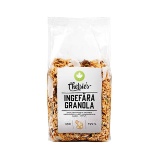 Chelsie's Organic Ingefära Granola, 400 g Eko