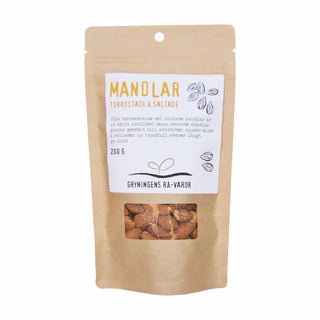Mandlar Torrostade & Saltade, 200 g Eko