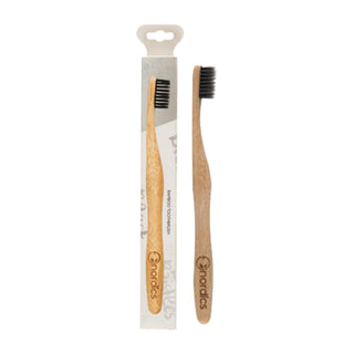 Nordics Bamboo Toothbrush Charcoal, 1 st Eko