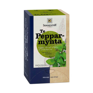 Pepparmynta Tepåsar, 18 g Eko