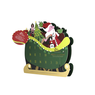 Adventskalender 2026 Santa Sleigh, 24 luckor