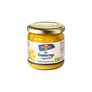 Ananasringar i Glas, 350 g Eko