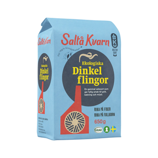 Dinkelflingor, 650 g Eko