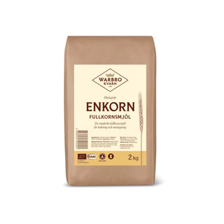 Enkorn Fullkornsmjöl, 2 kg Eko