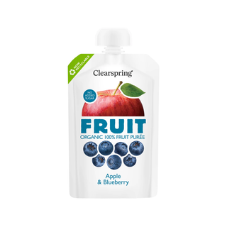 100% Fruit on the Go - Apple & Blueberry Purée, 120 g Eko