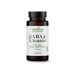 GABA & L-teanin, 60 kapslar