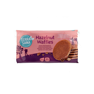 Hasselnötsvåfflor, 175 g Eko