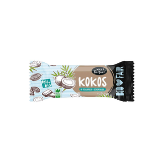 Kokosbit i mörk choklad, 40 g Eko