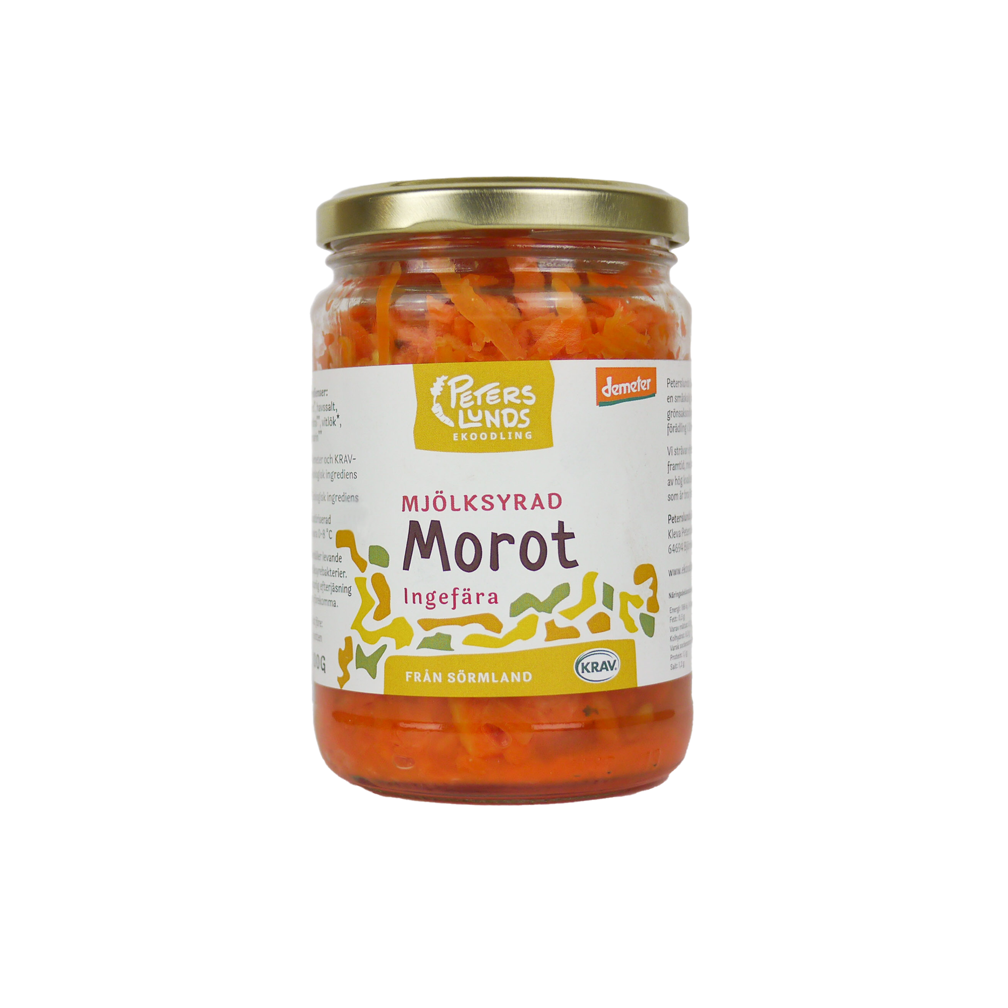 Mjölksyrad Morot Ingefära, 300 g Eko – Gryningen