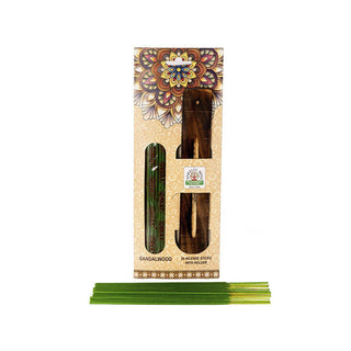 Rökelsepinnar Med Rökelsehållare Sandalwood, 20 stickor