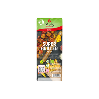 Wheaty Super Griller Vegankorv, 200 g Eko
