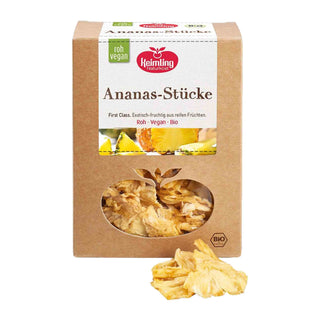 Torkade Ananasbitar, 200 g Eko