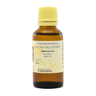 Nyponrosfröolja kallpressad , 30 ml Eko