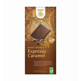 Grand Chocolate Espresso Caramel, 100 g Eko