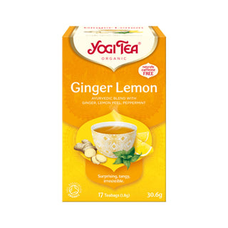 Yogi Tea Ginger Lemon, 17 på Eko