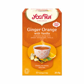 Yogi Tea Ginger Orange, 17 pås Eko