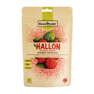 Hallon Pulver, 125 g Eko