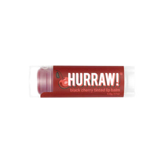 Hurraw Black Cherry Tinted Lip Balm, 4,3 g Eko