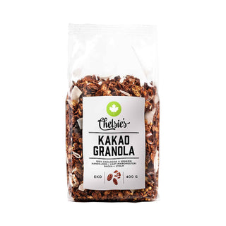 Chelsie's Organic Kakao Granola, 400 g Eko