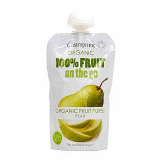 100% Fruit on the Go - Pear Purée, 120 g Eko