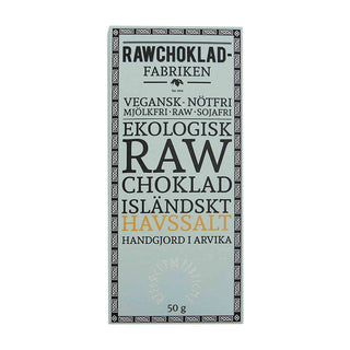 Raw Choklad Insländskt Havssalt, 50 g Eko