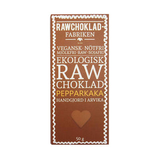 Raw Choklad Pepparkaka, 50 g Eko