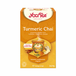 Yogi Tea Turmeric Chai, 17 pås Eko