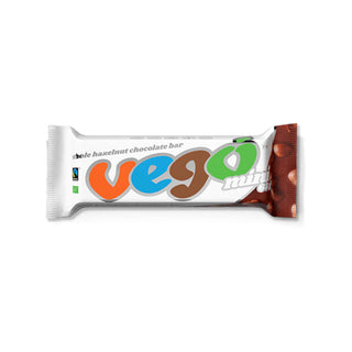 Vego Choklad Mini-Hela Hasselnötter, 65 g Eko