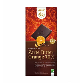 Mörk Choklad 70% Apelsin, 100 g Eko